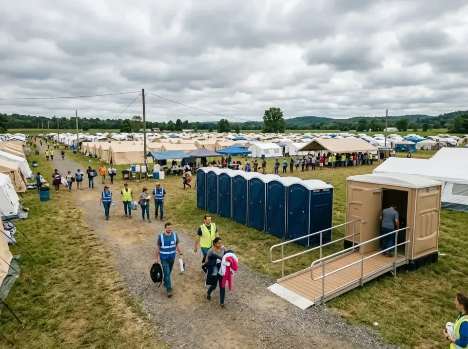 disaster-relief-camp-restrooms-010 — frequently asked questions, Dumpster & Portable Bathrooms Rental in East Oakdale, CA